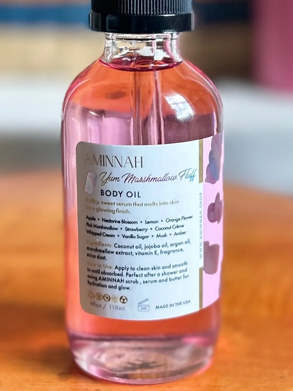 Aminnah Yum Marshmallow Fluff Body Oil